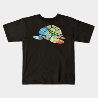 Cool turtle sea mandala t-shirt Kids T-Shirt